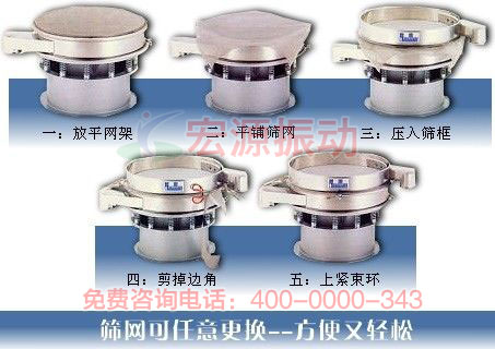 旋振篩更換篩網(wǎng)方法
