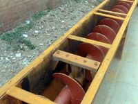 U型螺旋輸送機(jī)試機(jī)