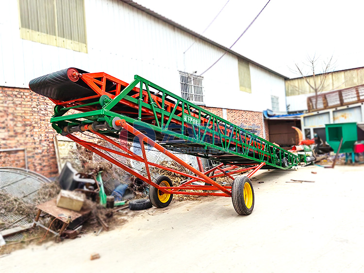 移動(dòng)升降可伸縮皮帶輸送機(jī)