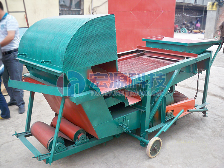小型糧食篩分拋糧機